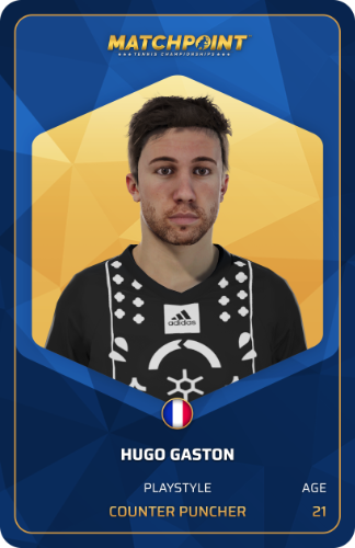 Player card Hugo Gaston