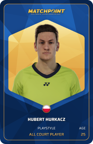 Spielerkarte Hubert Hurkacz